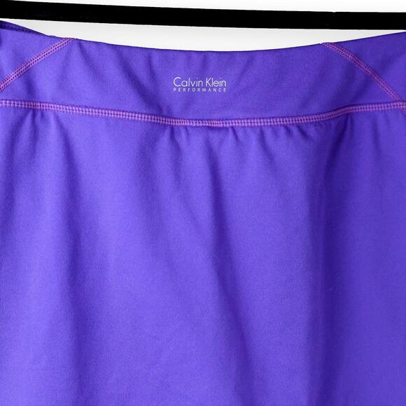 Calvin Klein Performance Purple Sports Tennis Gold Skort M - Picture 4 of 9